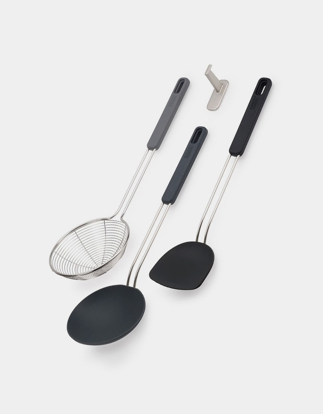 Joseph Joseph - Nest™ Fusion 3-piece Wok Utensil Set (Black)