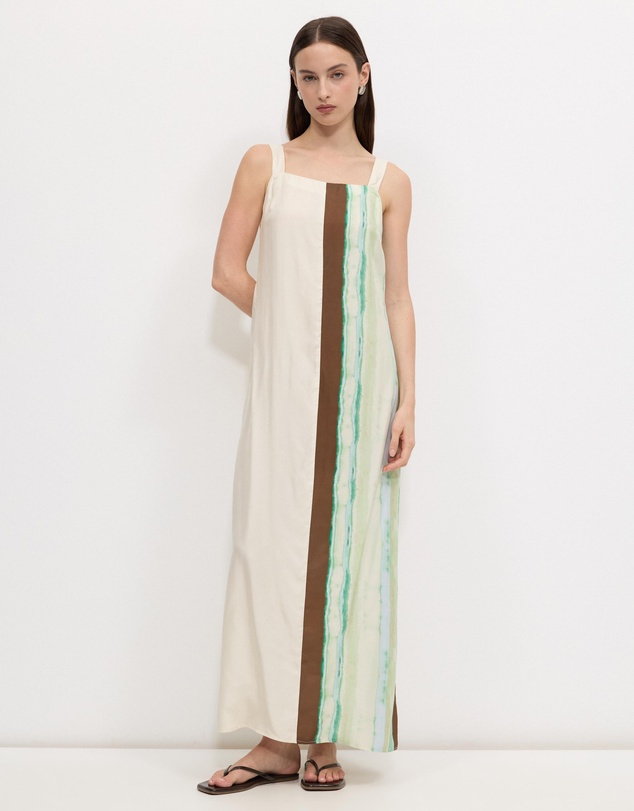 Calli - Stripe Column Maxi Dress