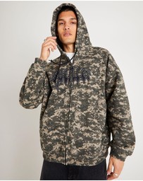 Spencer Project - Nichols Camo Zip Hoodie