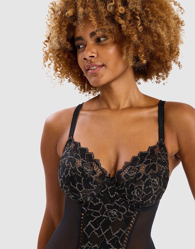 Sans Complexe - Arum Party Underwired Lace Lingerie Bodysuit