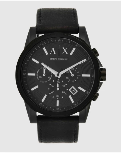 Armani Exchange - Black Chronograph Watch