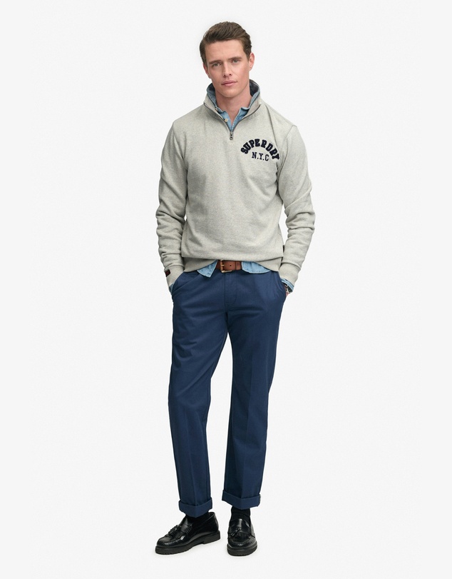 Superdry - Vintage Athletic Half Zip