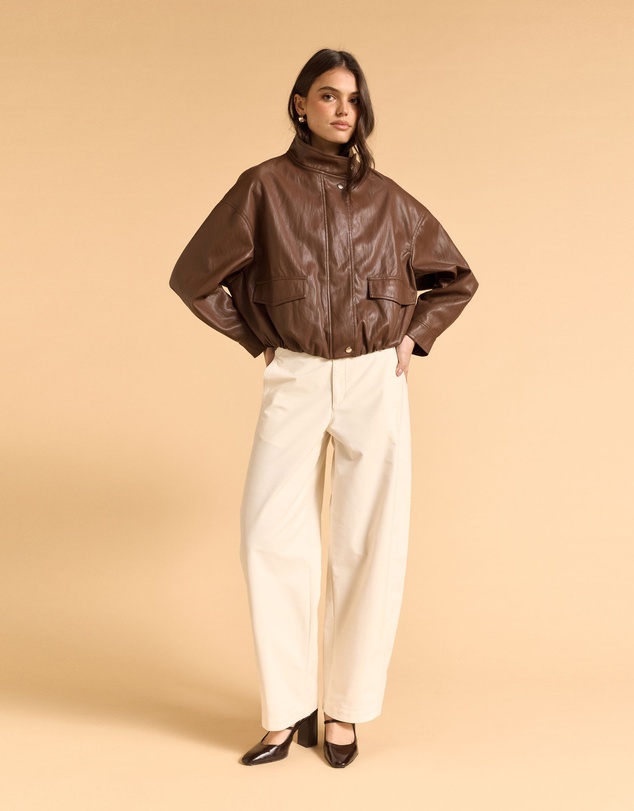 MVN - Soft Faux Leather Jacket