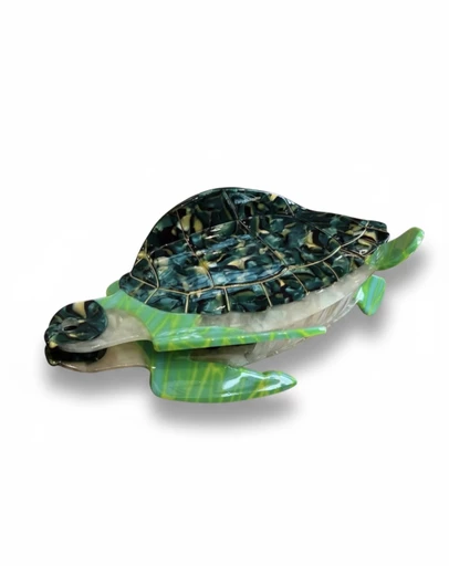 Mossée - Jade Tortoise Hair Claw