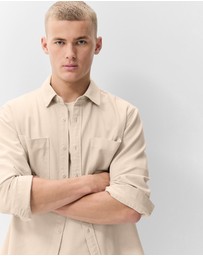 UNISON - Cotton Lyocell Relaxed Fit Shirt