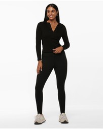 Lorna Jane - Lotus Thermal No Chafe Full Length Leggings