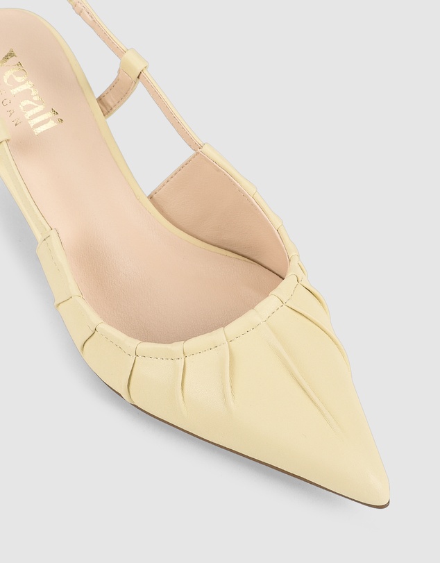 Verali - Lucius Slingback Kitten Heels
