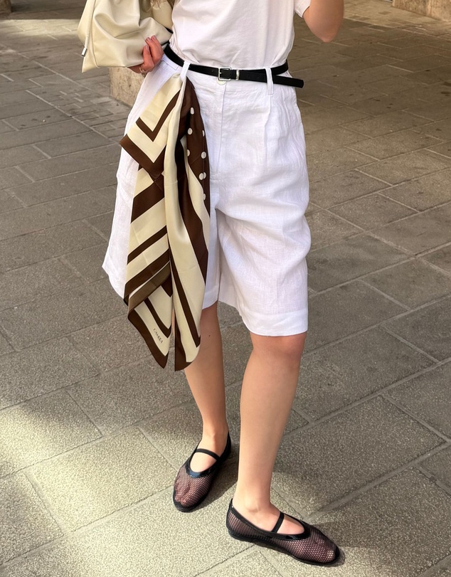 CAMIXA - Bermuda Linen Shorts Jorts