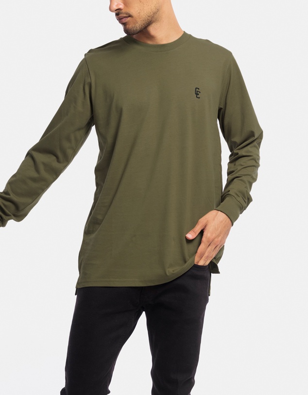 Counter Culture - Cypher Embroidery Long Sleeve Tee