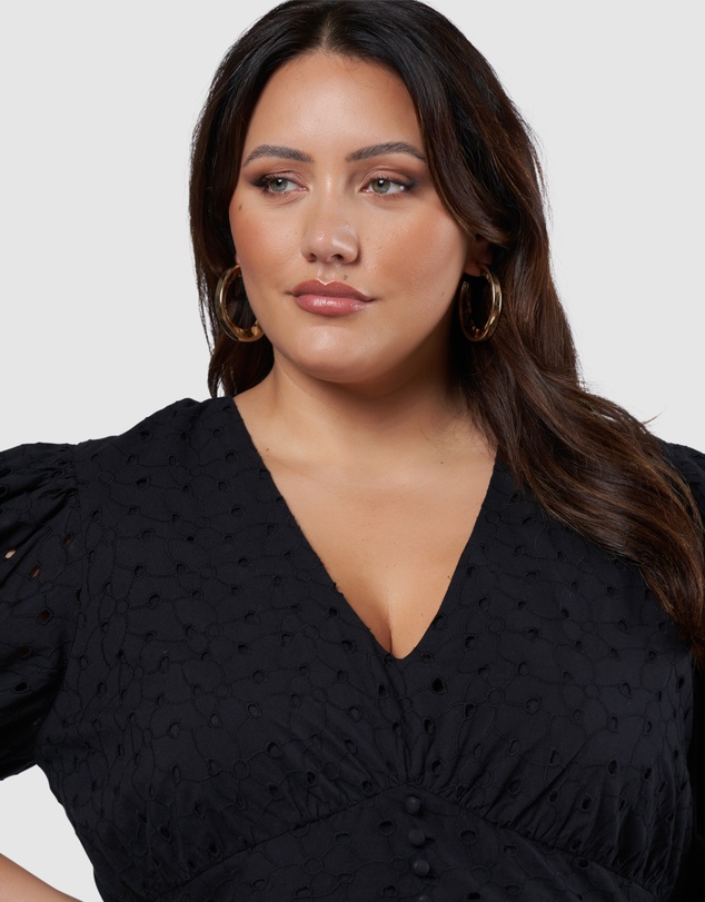 Something 4 Olivia - Eiffel Broderie Mini Dress