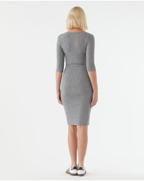 Soon Maternity - Cross Wrap Feeding Dress