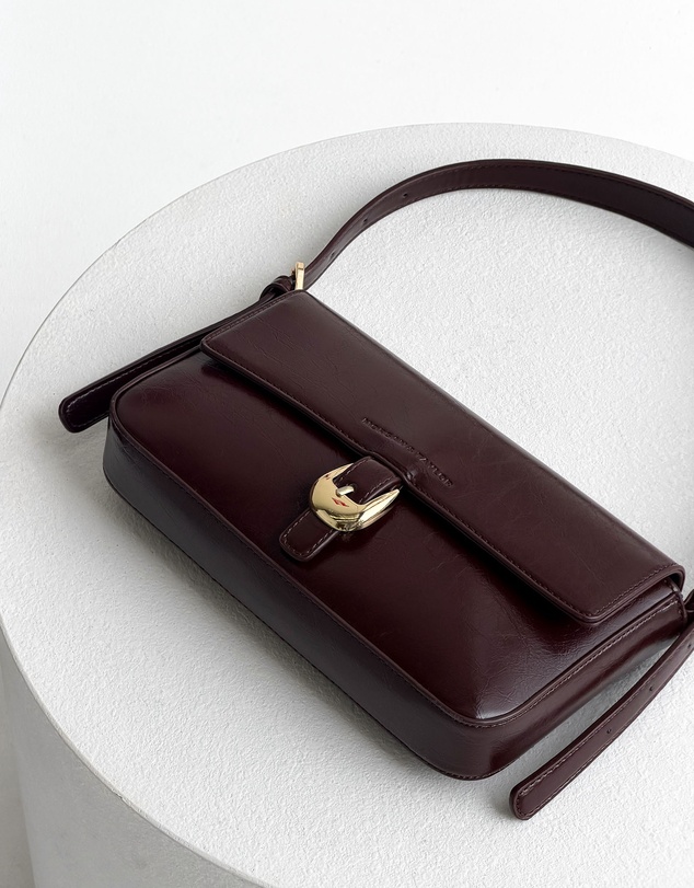 Morgan & Taylor - Faith Shoulder Handbag in Chocolate Brown