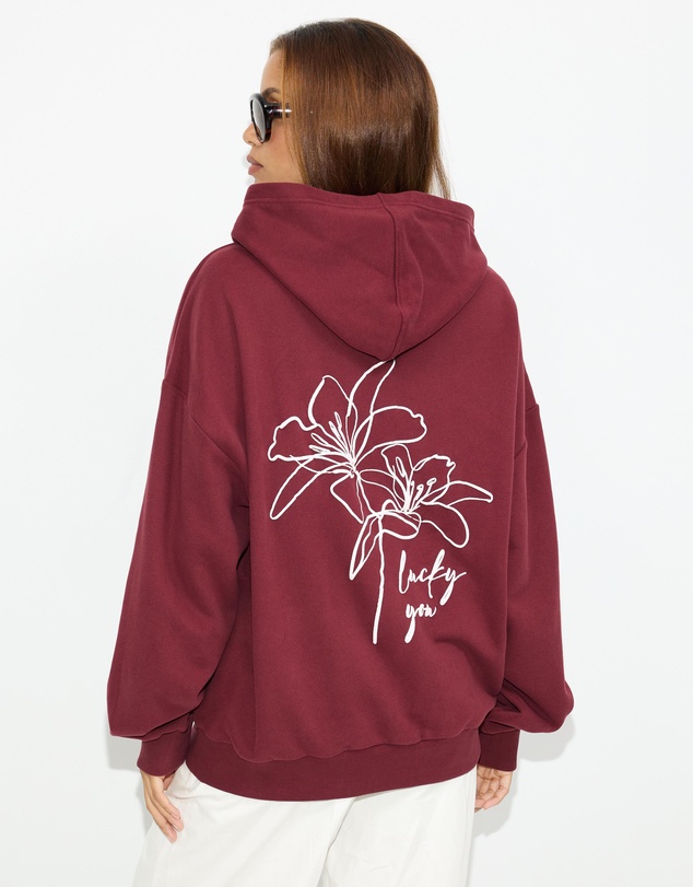 Dazie - Lucky You Oversized Hoodie