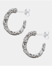 Haze & Glory - ICONIC EXCLUSIVE - Earrings Ultimate Hoop Stud Men 925 Sterling Silver