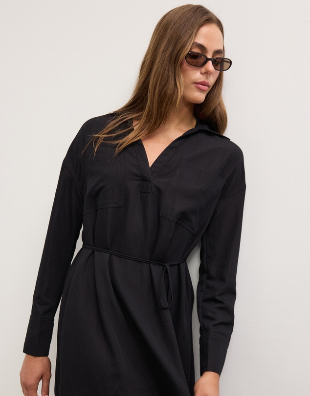 The Fated - Clementine Mini Shirt Dress