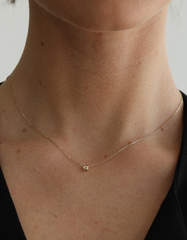 Luna Rae - Solid Gold - Forget Me Knot Necklace
