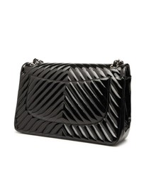 Pre-Loved by Azura Reborn - Pre-Loved Jumbo Classic Chevron Patent Double Flap