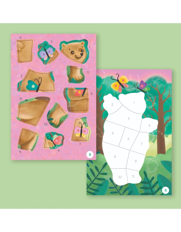 Tiger Tribe - Sticker By Numbers - Animals