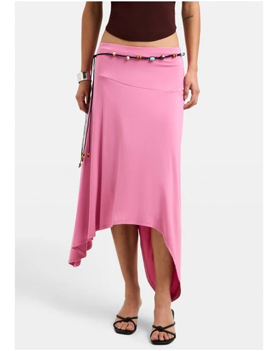 Alice In The Eve - Sage Handkerchief Maxi Skirt
