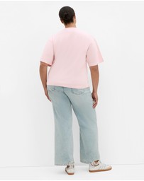 City Chic - Relaxed Crew Neck Tee
