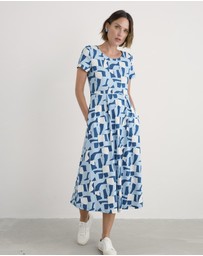 Seasalt - Seasalt Cornwall Blue S/S Veronica Dress