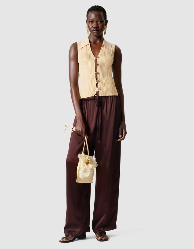 & Other Stories - Rib-Knit Collar Tank Top