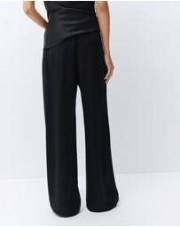 UNISON - Satin Wide Leg Pant