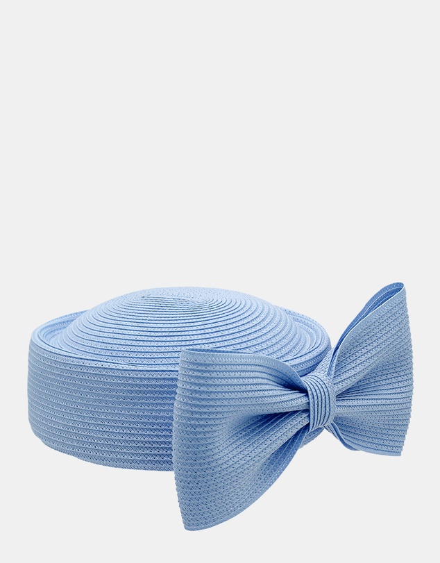 Morgan & Taylor - Tara Racewear Pillbox Hat in Blue