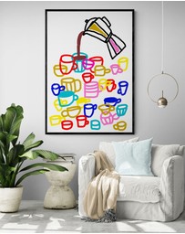 Inka Arthouse - Lot's Of Coffee by Paige Byrne