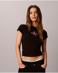 Calvin Klein Jeans - Pride Monologo Baby Tee