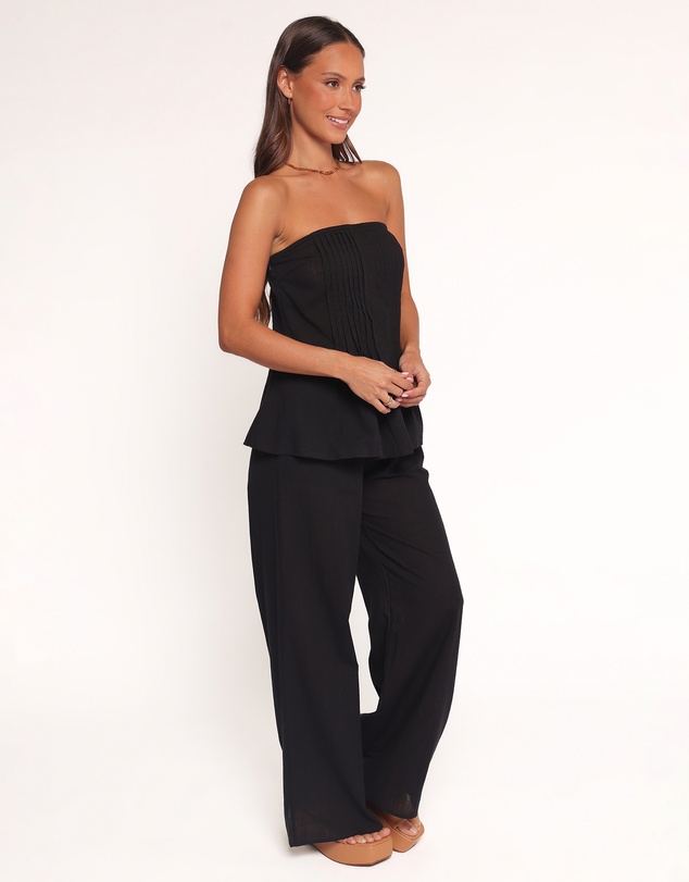 Petal & Pup - Charlie Strapless Pant Set - Black