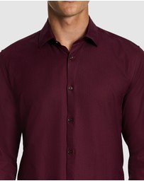 yd. - Monaco Pure Cotton Textured Dress Shirt
