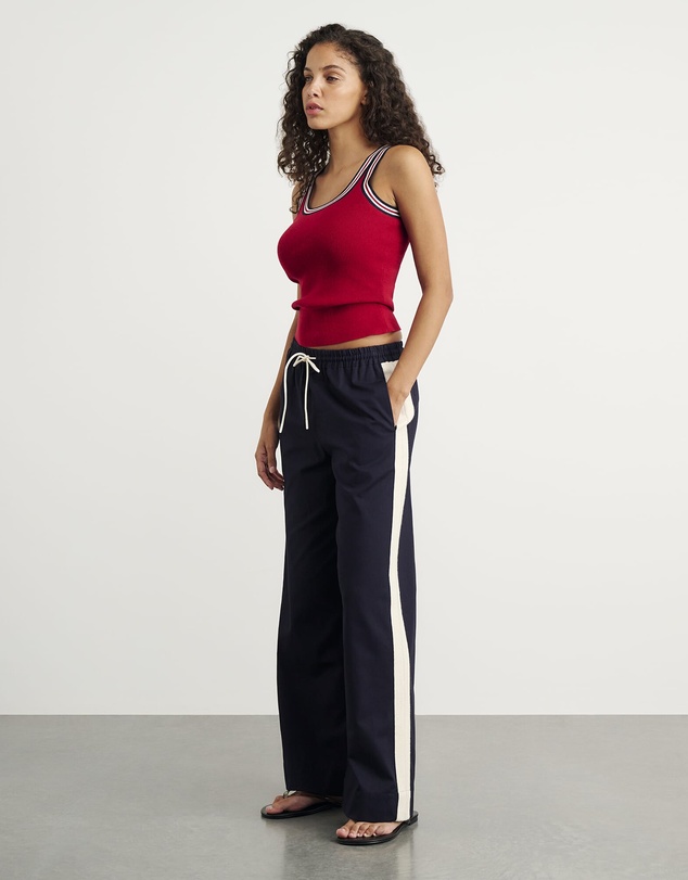 Jag - Canvas Contrast Pant