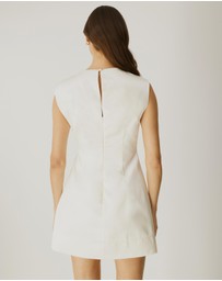 Atmos&Here - Rosie Structured Satin Mini Dress