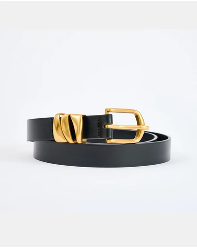 Sol Sana - Crescent Belt Black/Gold