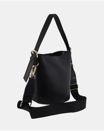 Milleni - Milleni Ladies Vegan Leather Bucket Crossbody Bag