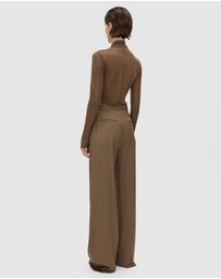 CAMILLA AND MARC - Novel Long Sleeve Stocking Top