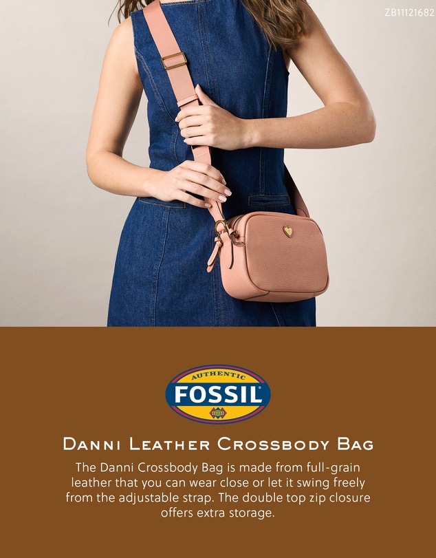 Fossil - Danni Pink Crossbody Bag
