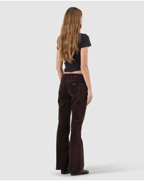 Rolla's - Downtown Flare Jean - Espresso Cord