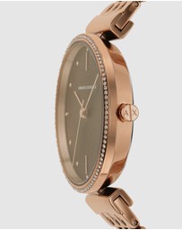 Armani Exchange - Rose Gold-Tone Analogue Watch