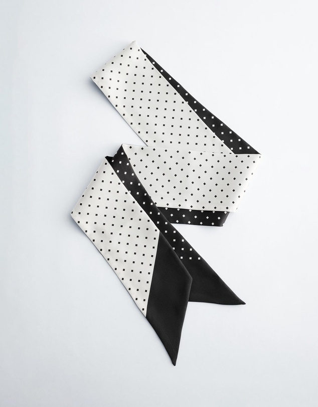 & Other Stories - Slim Silk Print Scarf