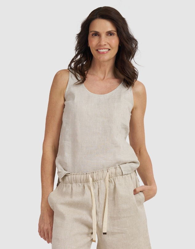 CAMIXA - Tanya Tank Linen Top