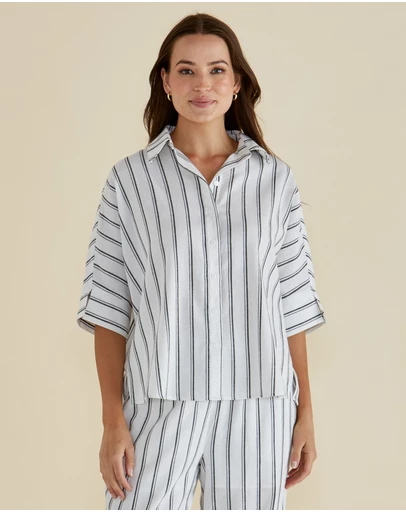 Betty Basics - Lynwood Linen Shirt