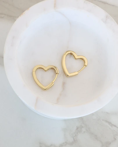 Luna Rae - Gold Vermeil - Amore Hoops
