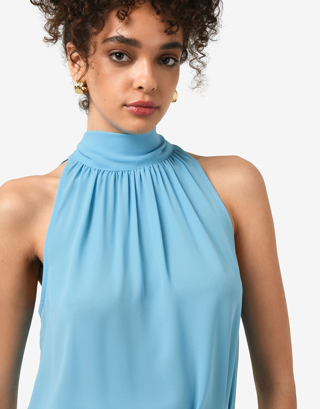 Forcast - Shelby Draped Sleeveless Top