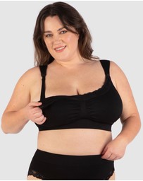 B Free Intimate Apparel - Cushion Padded Strap Wire Free Maternity & Nursing Bra﻿ (B-H) Cup
