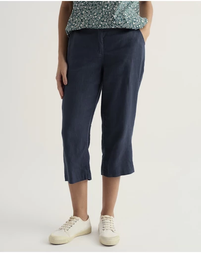 Seasalt - Seasalt Cornwall Navy Brawn Point Crops