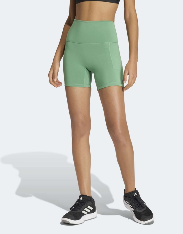 adidas Performance - 3 Stripes Studio All Me Booty Short Leggings Womens