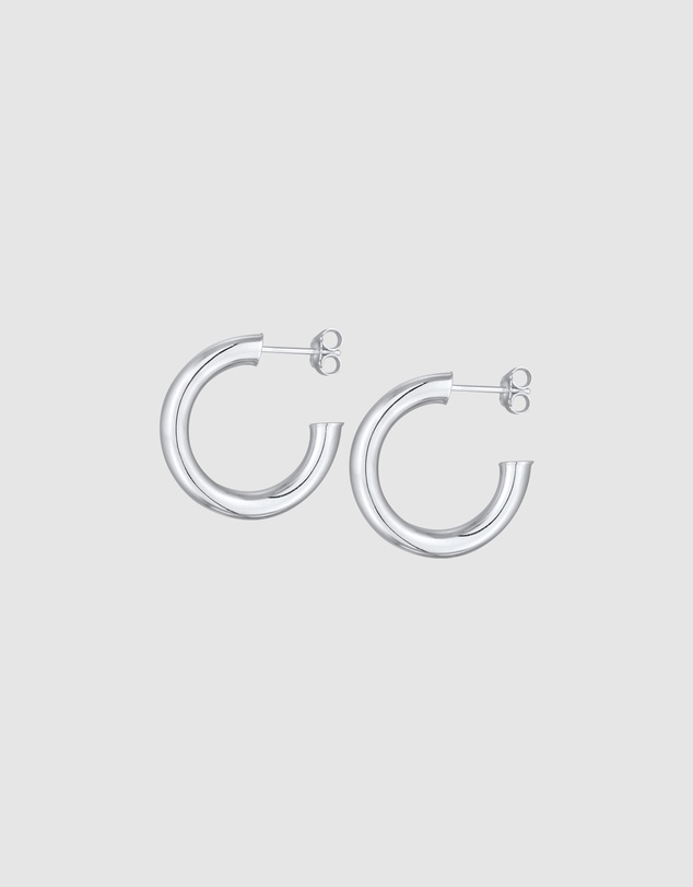 Elli Jewelry - Earrings Creoles Studs In 925 Sterling Silver