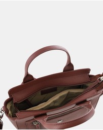 Pierre Cardin - Pierre Cardin Ladies Leather Mini Tote Crossbody Bag